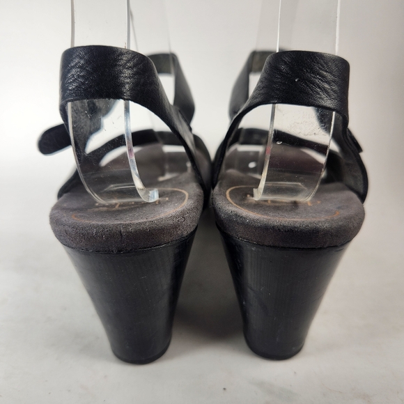 DANSKO Women's Tasha Sandal Size 10.5 EU 41 Black Leather Open Toe Shoe - Picture 9 of 9